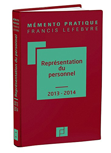 Représentation du personnel : 2013-2014
