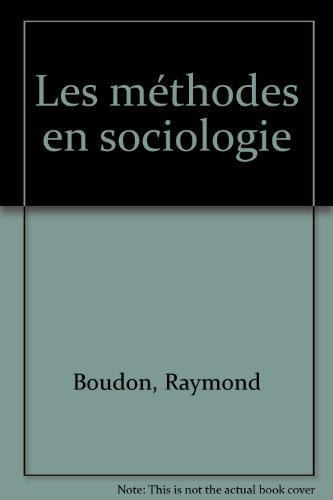 les méthodes en sociologie