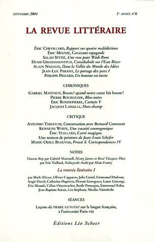 Revue littéraire (La), n° 6 (2004)