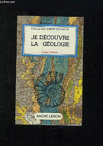 je découvre la géologie