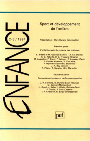 Enfance, n° 2 (1994). Sport et développement de l'enfant