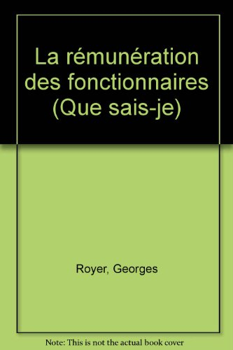 La Rémunération des fonctionnaires