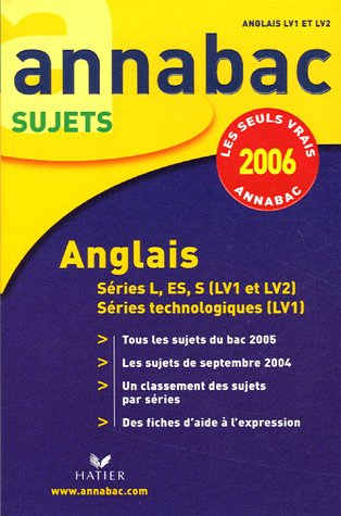 anglais : séries l, es, s (lv1 et lv2), séries technologiques (lv1)
