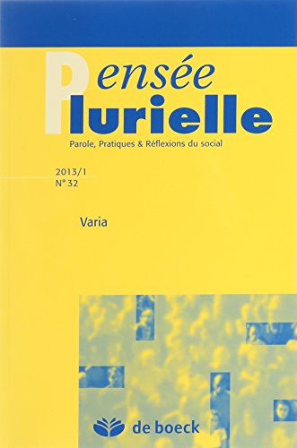 Pensée plurielle, n° 32
