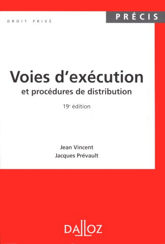 Voies d'exécution et procédures de distribution