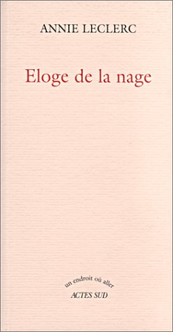 Eloge de la nage