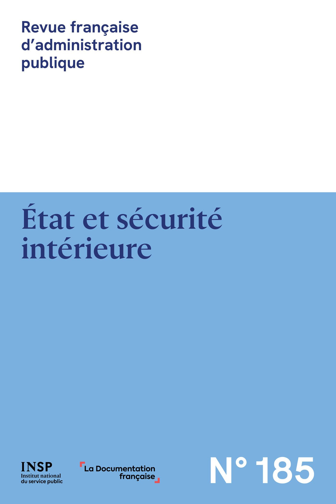 État et sécurité intérieure: 1/2024