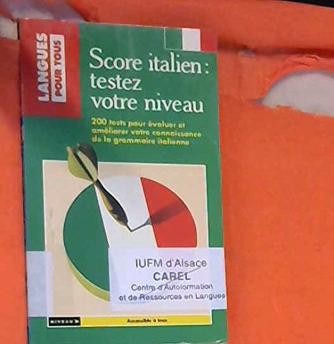 score italien. testez votre niveau