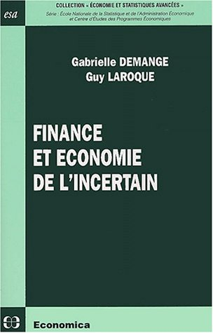 Finance et économie de l'incertain