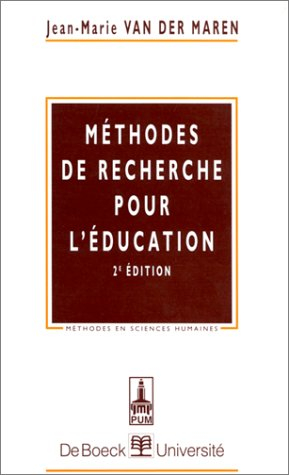 Méthodes de recherche pour l'éducation
