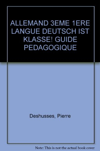 Allemand 3e LVI : livret du professeur