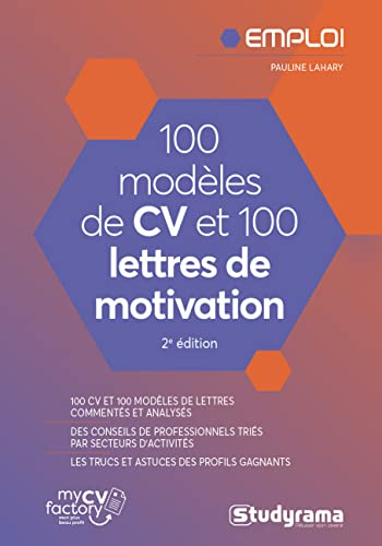 100 modèles de CV et 100 lettres de motivation