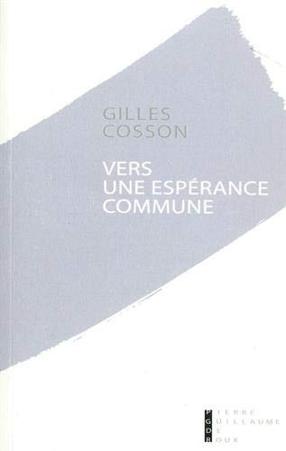 Vers une espérance commune
