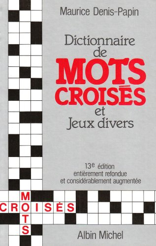 Dictionnaire des mots croisés