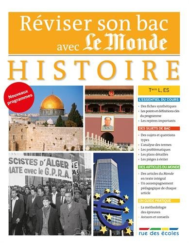 Histoire, terminale L, ES : nouveaux programmes