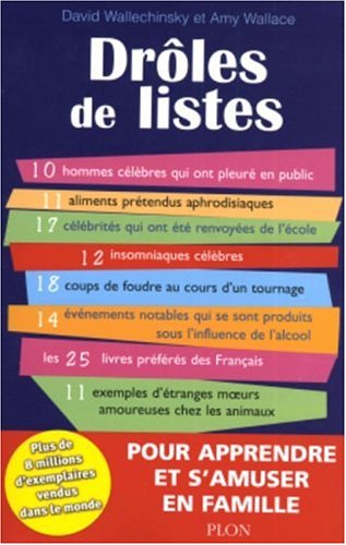 Drôles de listes