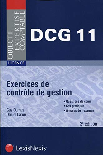 DCG 11, exercices de contrôle de gestion