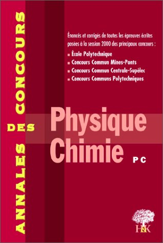 Physique et chimie PC : 2000
