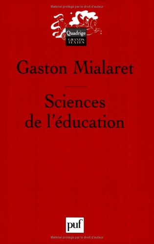 Sciences de l'éducation : aspects historiques, problèmes épistémologiques