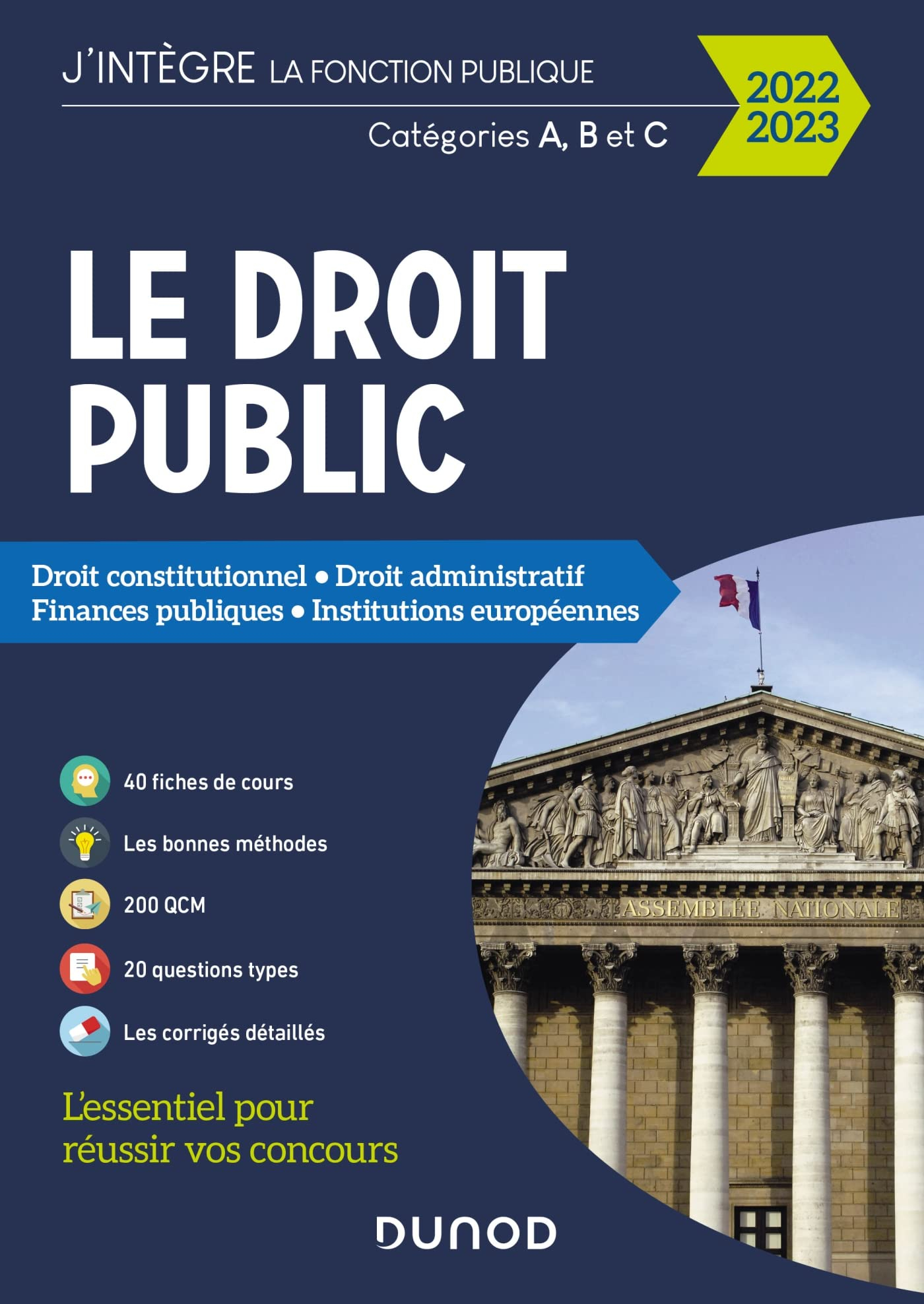 Le droit public 2022-2023 : droit constitutionnel, droit administratif, finances publiques, institut