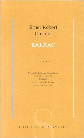 Balzac : essai. E. R. Curtius