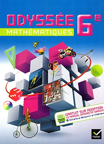 odyssée mathematiques 6e ed. 2014 - manuel de l'eleve version specimen