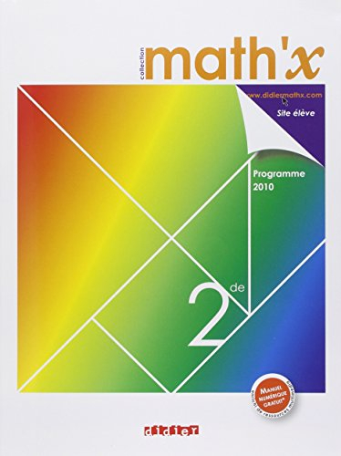 Math'x 2de : programme 2010 : grand format