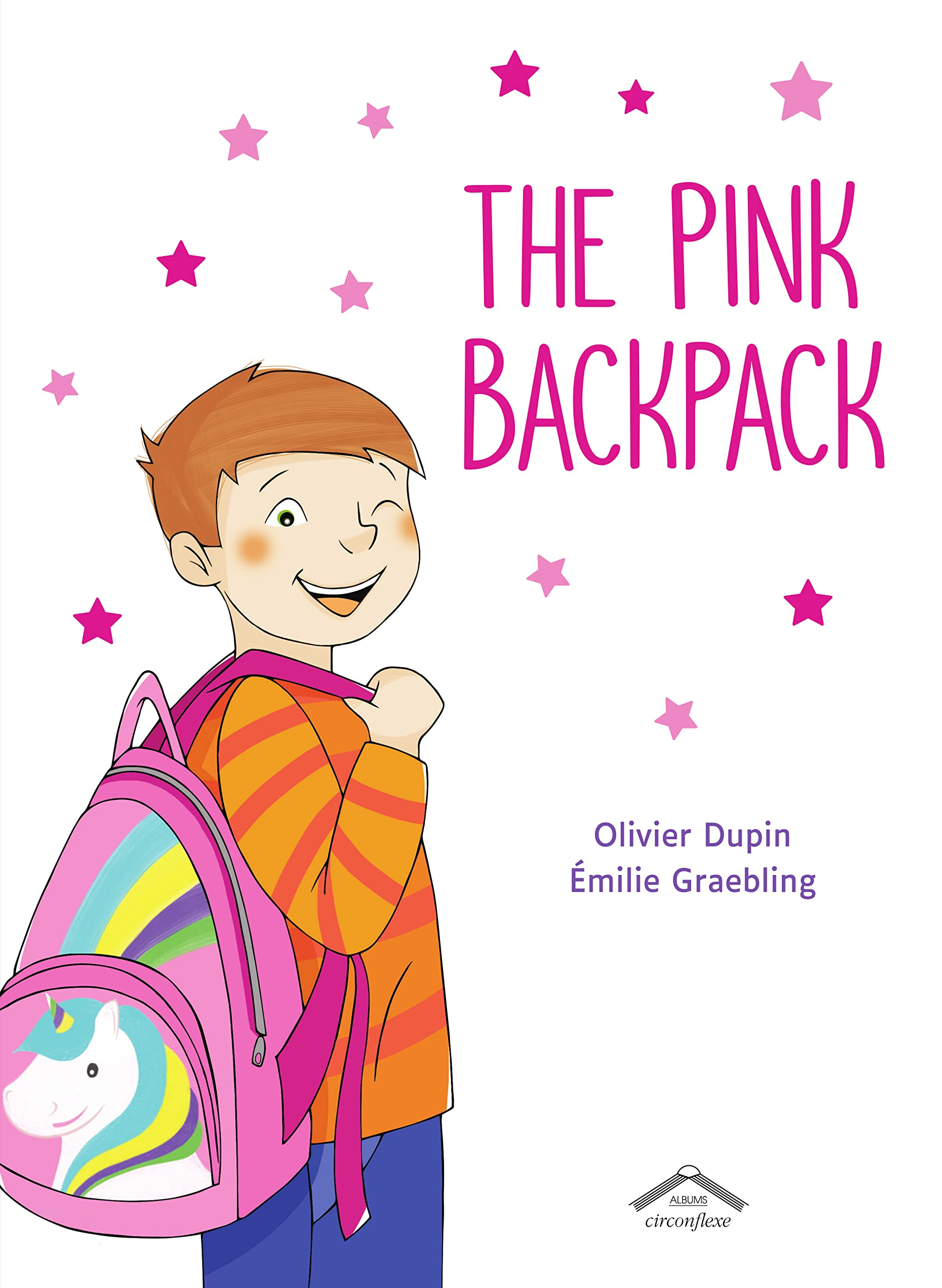 The pink backpack