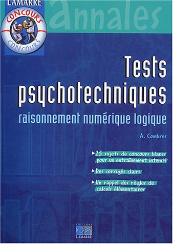 Tests psychotechniques : raisonnement numérique logique