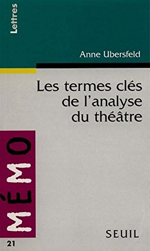Les termes clés de l'analyse du théâtre