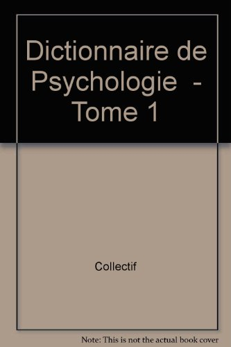Dictionnaire fondamental de la psychologie