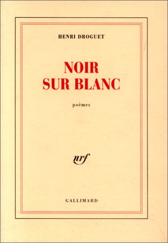 Noir sur blanc