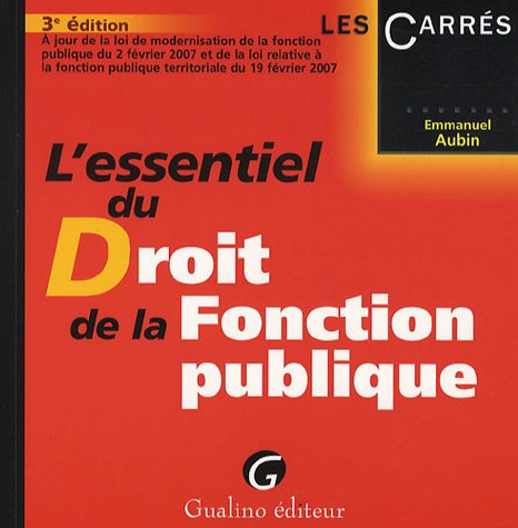L'essentiel du droit de la fonction publique