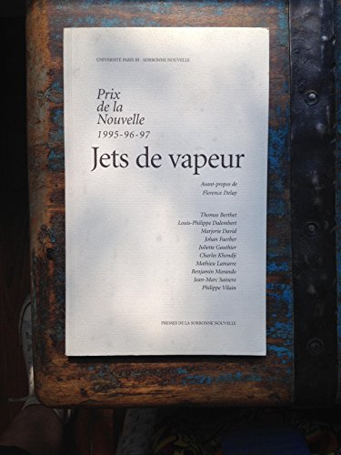 Jets de vapeur : prix de la nouvelle, 1995-96-97