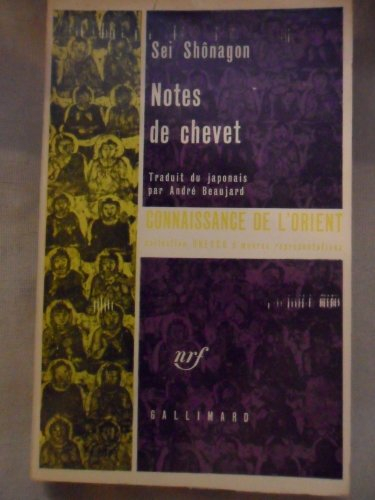 notes de chevet. trad. d'andré beaujard.
