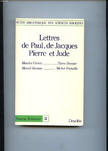 Lettres de Paul, de Jacques, Pierre et Jude