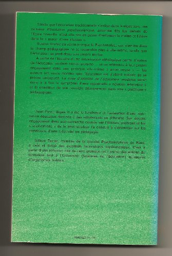 L'Illusion psychanalytique en éducation