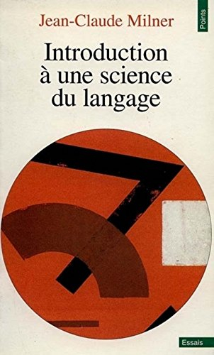 Introduction à une science du langage