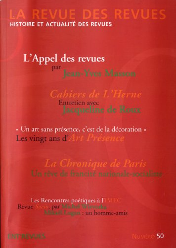 Revue des revues (La), n° 50