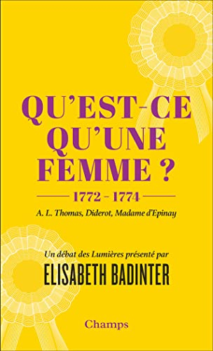 Qu'est-ce qu'une femme ? : 1772-1774