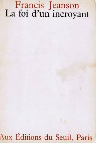 la foi d'un incroyant.