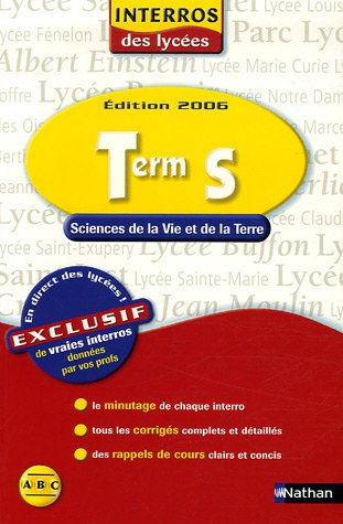 Sciences de la vie et de la Terre, terminale S