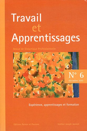 TRAVAIL ET APPRENTISSAGES N 6