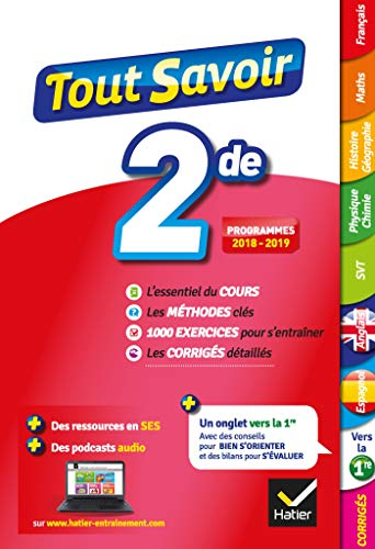 Tout savoir 2de : nouveaux programmes 2017-2018
