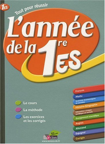 L'année de la 1re ES