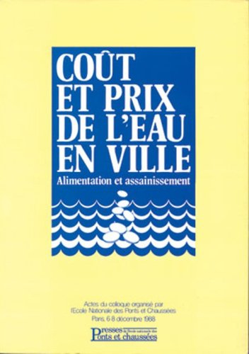 Coût et prix de l'eau en ville : actes