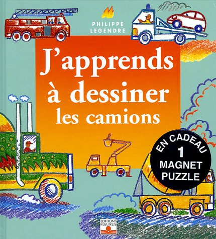 J'apprends à dessiner les camions : Avec un magnet puzzle