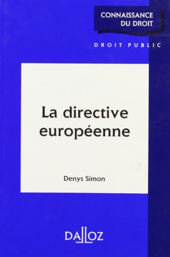 La directive européenne