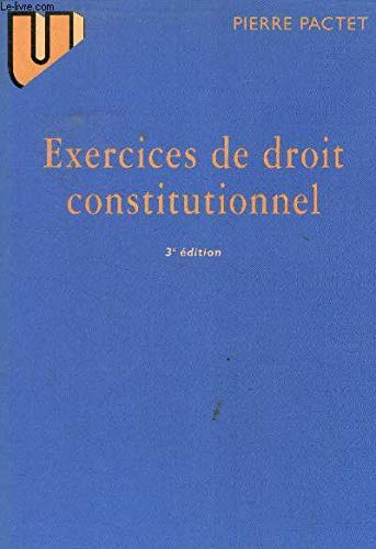 Exercices de droit constitutionnel