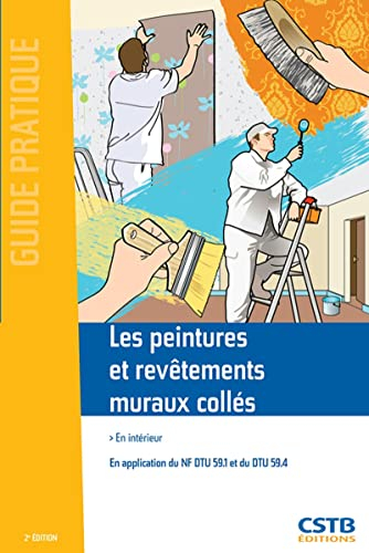 Les peintures et revêtements muraux collés : en intérieur : en application du NF DTU 59.1 et du DTU 